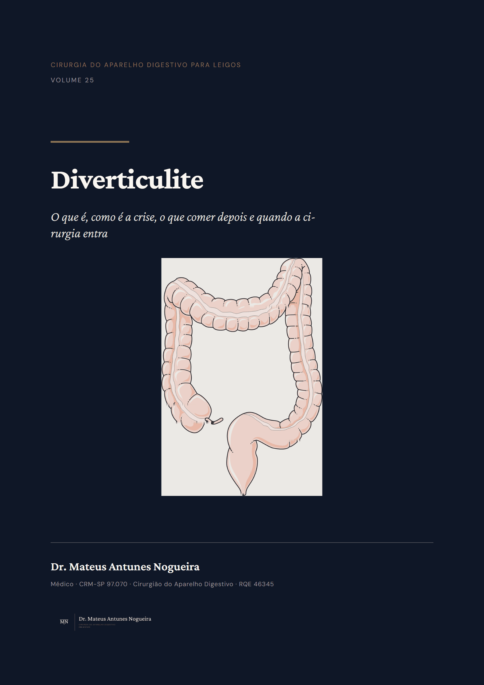 Capa do livro Diverticulite