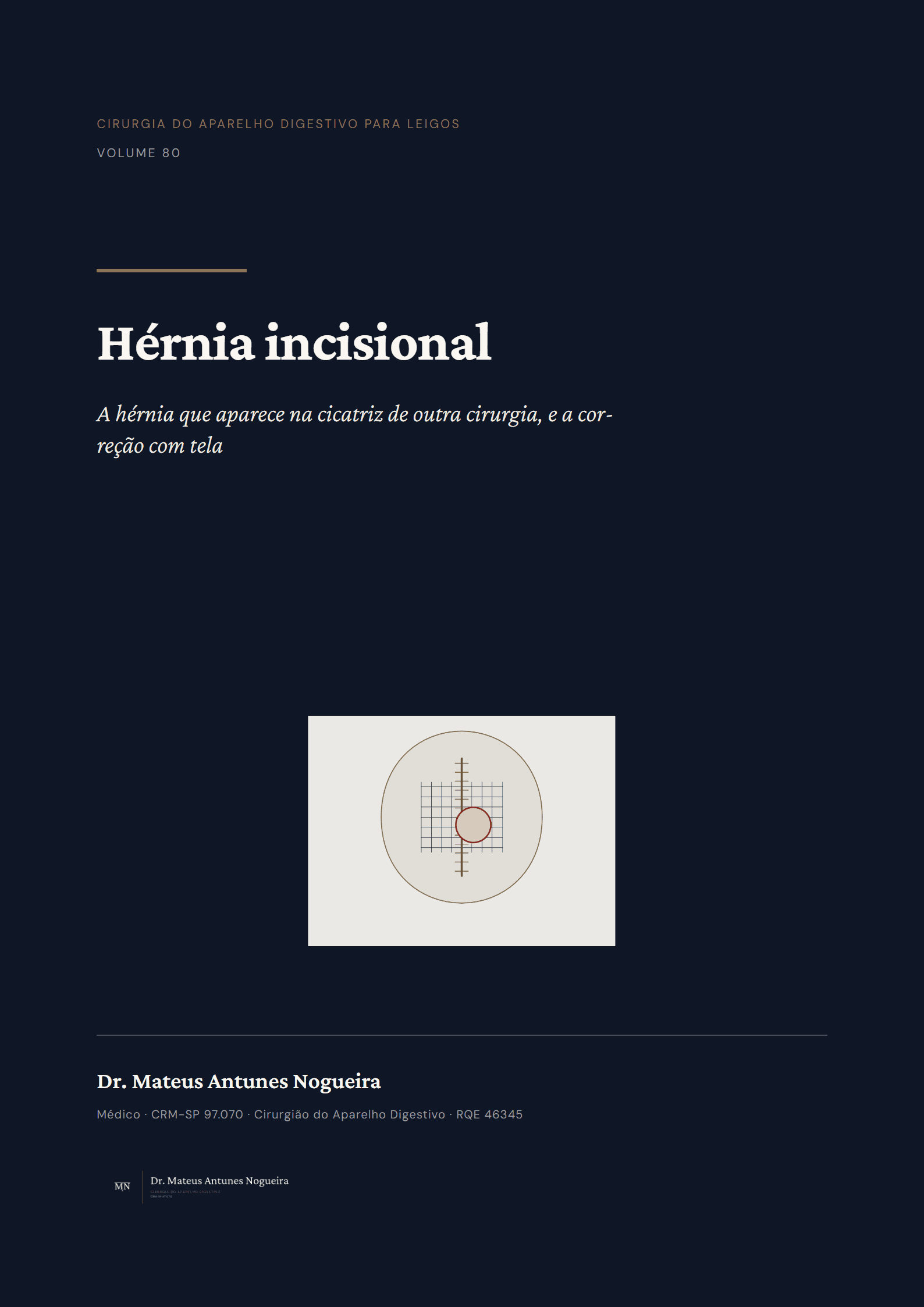 Capa do livro Hérnia incisional