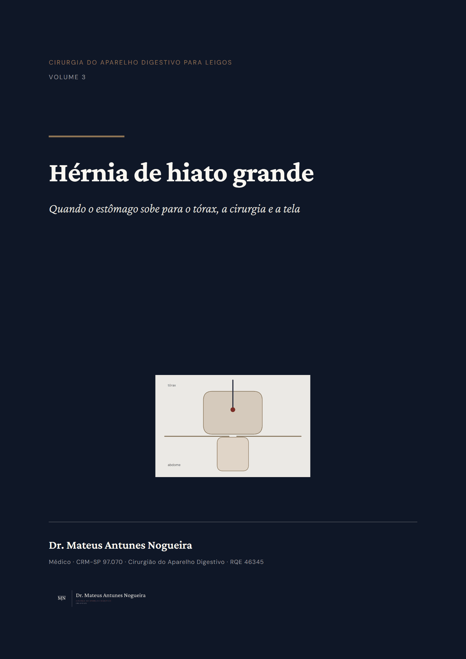 Capa do livro Hérnia de hiato grande