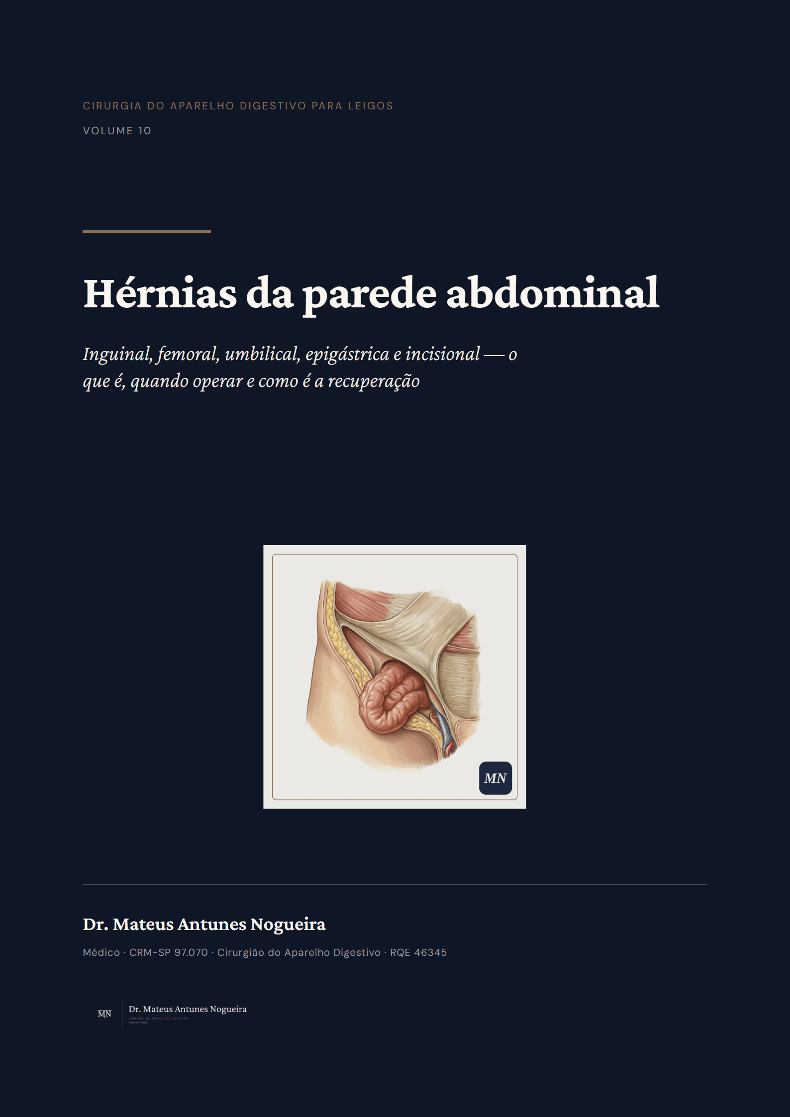 Capa do livro Hérnias da parede abdominal
